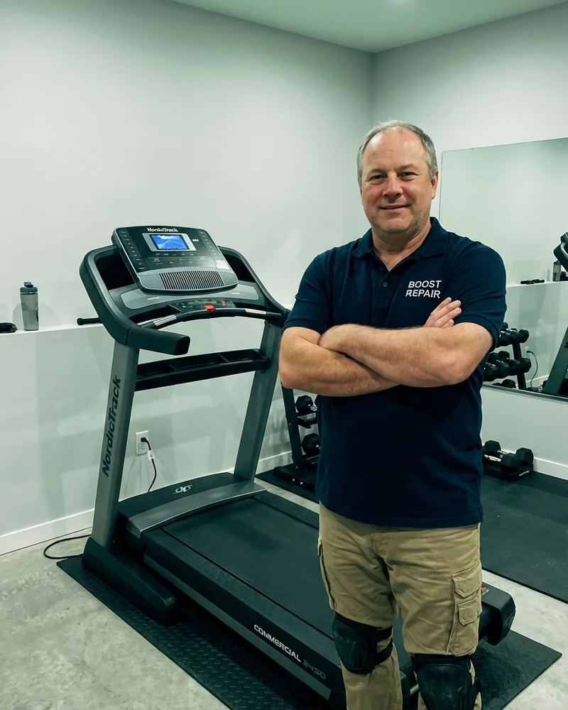 Gym equipment repair by Boost technician - photo 1