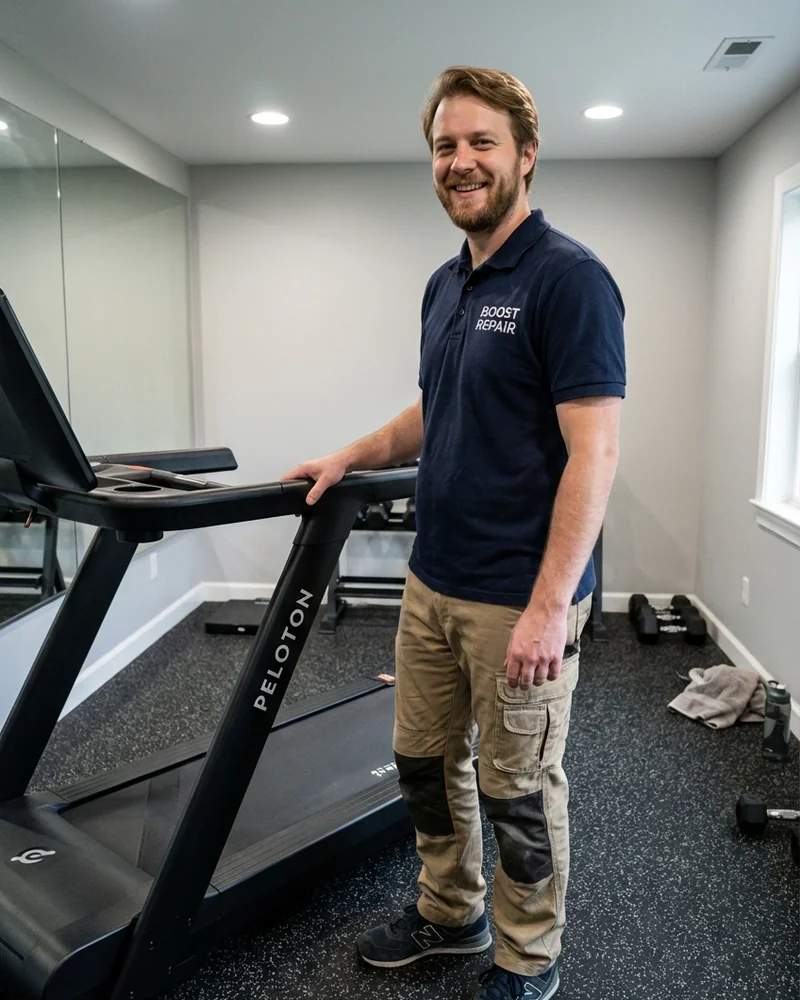 Gym equipment repair by Boost technician - photo 2