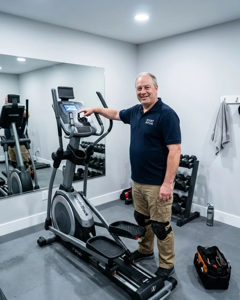 Gym equipment repair by Boost technician - photo 4