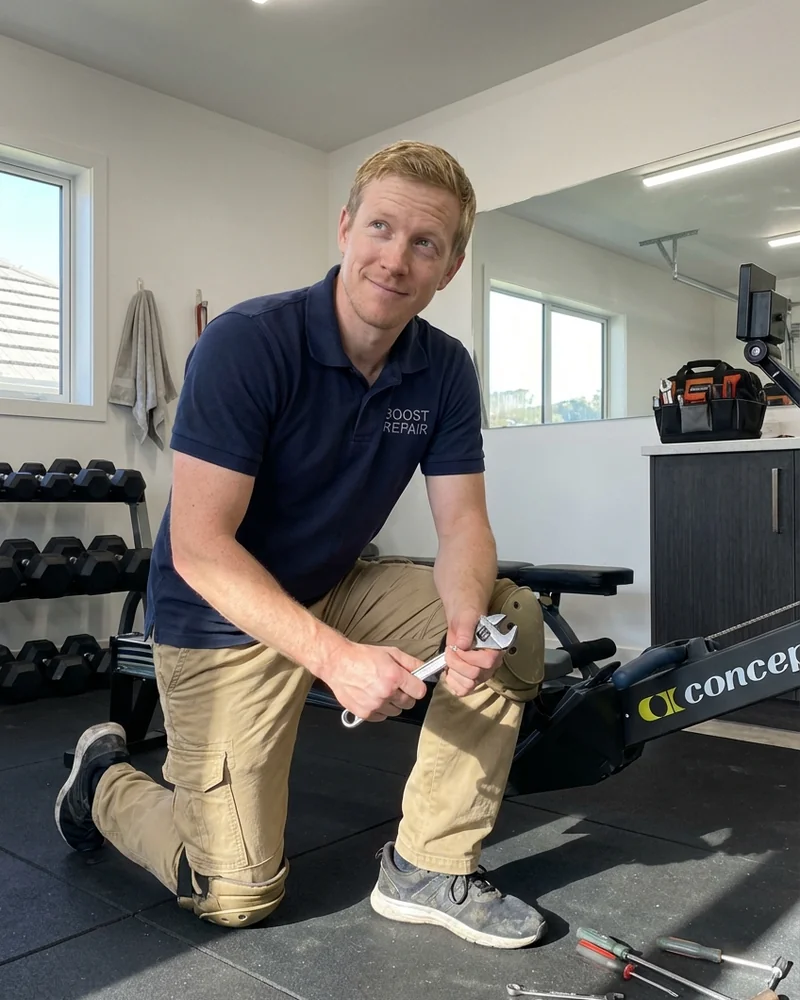 Gym equipment repair by Boost technician - photo 8